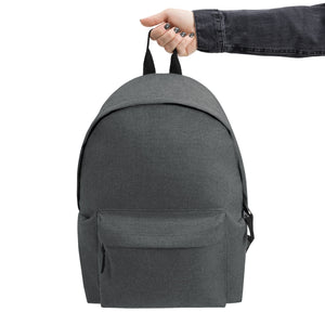 Daily Income Trader Embroidered Backpack