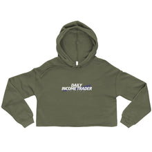 Load image into Gallery viewer, Daily Income Trader Crop Hoodie