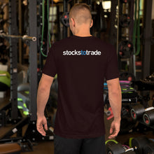 Load image into Gallery viewer, Eat, Sleep, Trade (Blue) - Short-Sleeve T-Shirt
