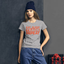 Load image into Gallery viewer, Eat, Sleep, Trade (Red) - Women's short sleeve t-shirt