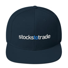 Load image into Gallery viewer, Stockstotrade - Snapback Hat