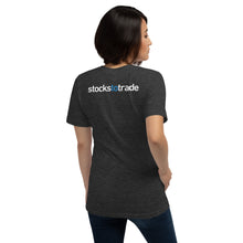 Load image into Gallery viewer, Eat, Sleep, Trade (Blue) - Short-Sleeve T-Shirt