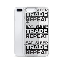 Load image into Gallery viewer, Eat, Sleep, Trade - All Over iPhone Case