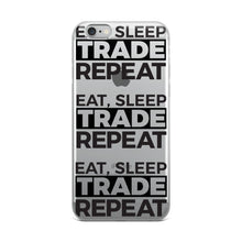 Load image into Gallery viewer, Eat, Sleep, Trade - All Over iPhone Case