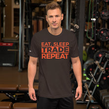 Load image into Gallery viewer, Eat, Sleep, Trade (Red) - Short-Sleeve T-Shirt