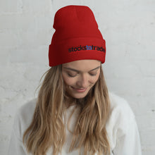 Load image into Gallery viewer, Stockstotrade - Cuffed Beanie