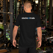 Load image into Gallery viewer, Eat, Sleep, Trade (Blue) - Short-Sleeve T-Shirt