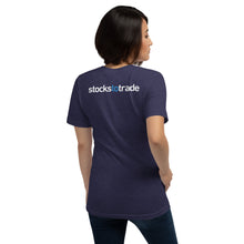 Load image into Gallery viewer, Eat, Sleep, Trade (Blue) - Short-Sleeve T-Shirt