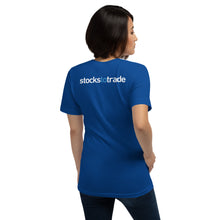 Load image into Gallery viewer, Eat, Sleep, Trade (Blue) - Short-Sleeve T-Shirt