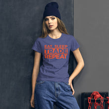 Load image into Gallery viewer, Eat, Sleep, Trade (Red) - Women's short sleeve t-shirt