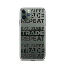 Load image into Gallery viewer, Eat, Sleep, Trade - All Over iPhone Case