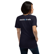 Load image into Gallery viewer, Eat, Sleep, Trade (Blue) - Short-Sleeve T-Shirt