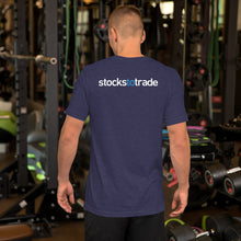 Load image into Gallery viewer, Eat, Sleep, Trade (Blue) - Short-Sleeve T-Shirt