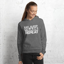 Load image into Gallery viewer, Eat, Sleep, Trade (White) - Hoodie