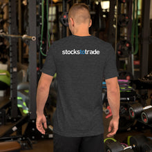 Load image into Gallery viewer, Eat, Sleep, Trade (Blue) - Short-Sleeve T-Shirt