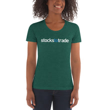 Load image into Gallery viewer, Stockstotrade - Women's Crew Neck T-shirt