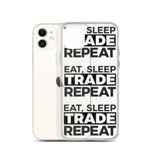 Load image into Gallery viewer, Eat, Sleep, Trade - All Over iPhone Case