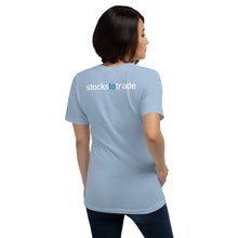 Load image into Gallery viewer, Eat, Sleep, Trade (Blue) - Short-Sleeve T-Shirt