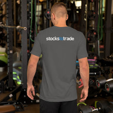 Load image into Gallery viewer, Eat, Sleep, Trade (Blue) - Short-Sleeve T-Shirt