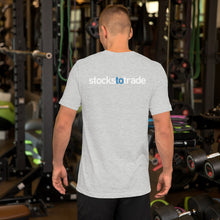 Load image into Gallery viewer, Eat, Sleep, Trade (White) - Short-Sleeve T-Shirt