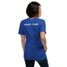 Load image into Gallery viewer, Eat, Sleep, Trade (Blue) - Short-Sleeve T-Shirt