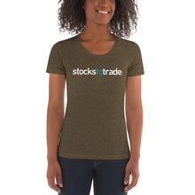 Load image into Gallery viewer, Stockstotrade - Women's Crew Neck T-shirt