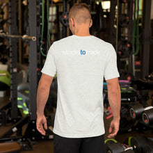 Load image into Gallery viewer, Eat, Sleep, Trade (Blue) - Short-Sleeve T-Shirt