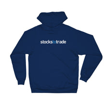 Load image into Gallery viewer, Eat, Sleep, Trade (Blue) - Fleece Hoodie