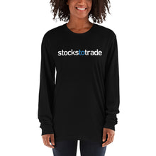 Load image into Gallery viewer, Stockstotrade - Long sleeve t-shirt