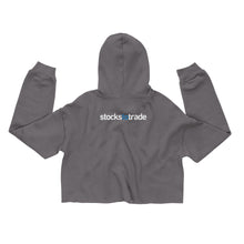 Load image into Gallery viewer, Eat, Sleep, Trade (Green) - Crop Hoodie