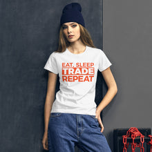 Load image into Gallery viewer, Eat, Sleep, Trade (Red) - Women's short sleeve t-shirt