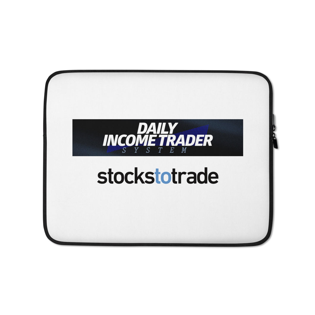 Daily Income Trader Laptop Sleeve