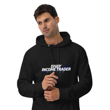 Load image into Gallery viewer, Daily Income Trader Unisex eco raglan hoodie
