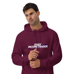 Daily Income Trader Unisex eco raglan hoodie