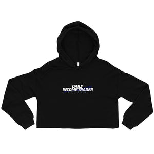 Daily Income Trader Crop Hoodie