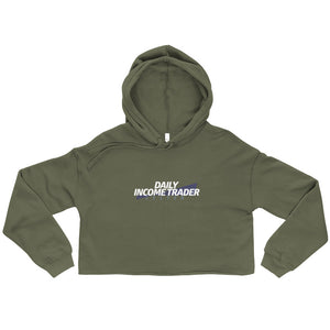 Daily Income Trader Crop Hoodie