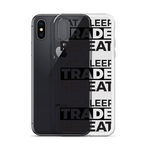 Eat, Sleep, Trade - All Over iPhone Case