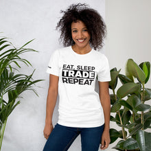 Load image into Gallery viewer, Eat, Sleep, Trade (Black) - Short-Sleeve T-Shirt
