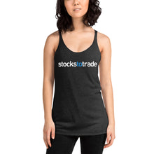 Load image into Gallery viewer, Stockstotrade - Women&#39;s Racerback Tank
