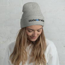 Load image into Gallery viewer, Stockstotrade - Cuffed Beanie
