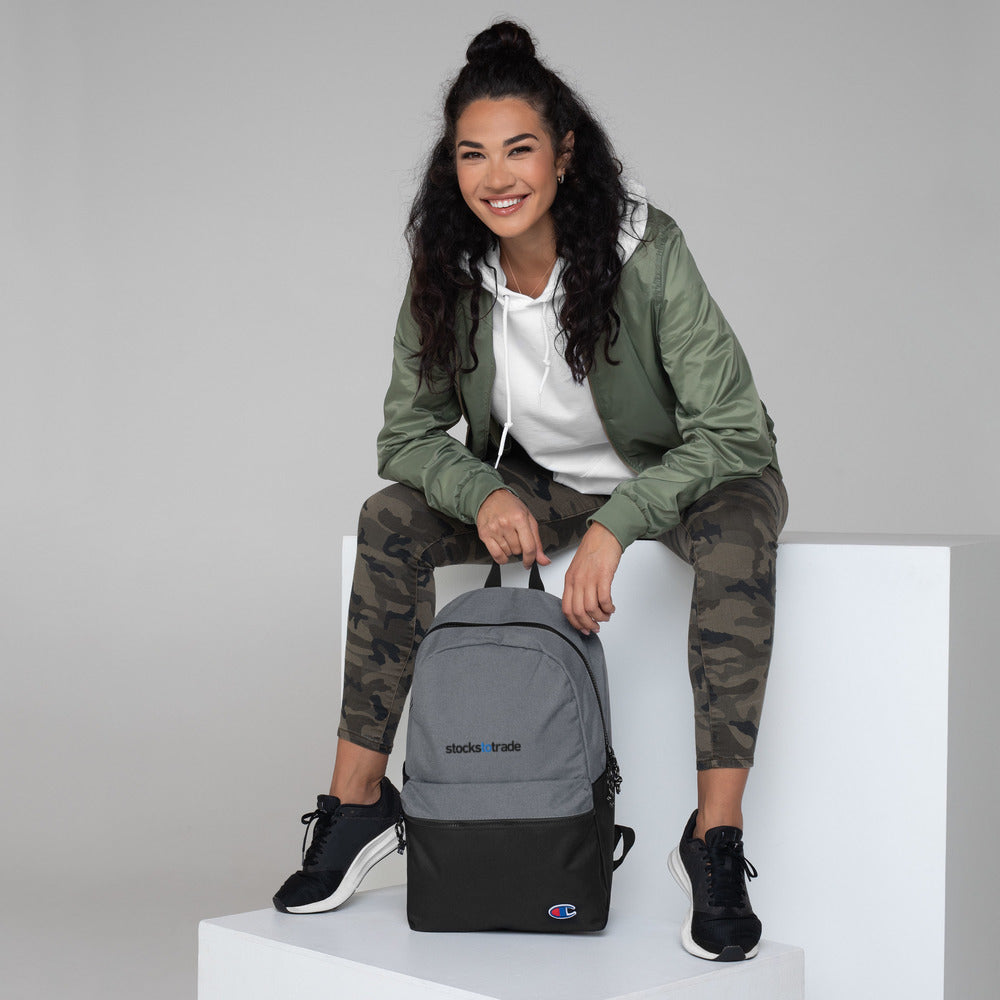 Stockstotrade - Embroidered Champion Backpack